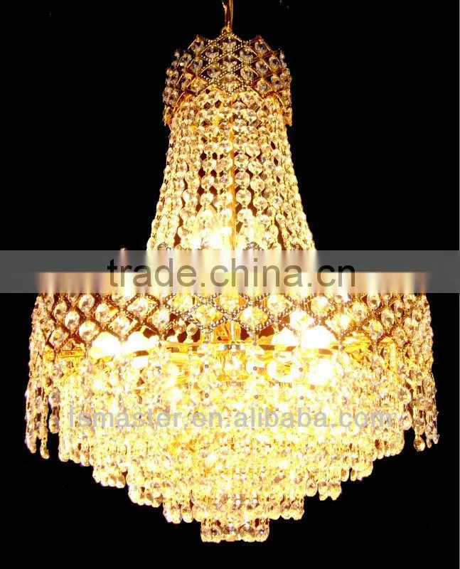 modern gold/silver hotel big crystal chandelier for wedding hall/hotel lobby/villa new designed hotel chandelier pendant light