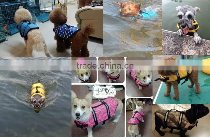 pet accessories pet dog clothes pet life jacket for swimming Safety clothing