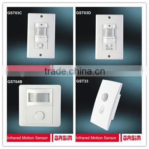2015 best sell 180 degree Infrared Motion Sensor GST09