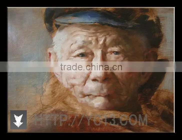 100%handmade portrait painting reproduction from photo
