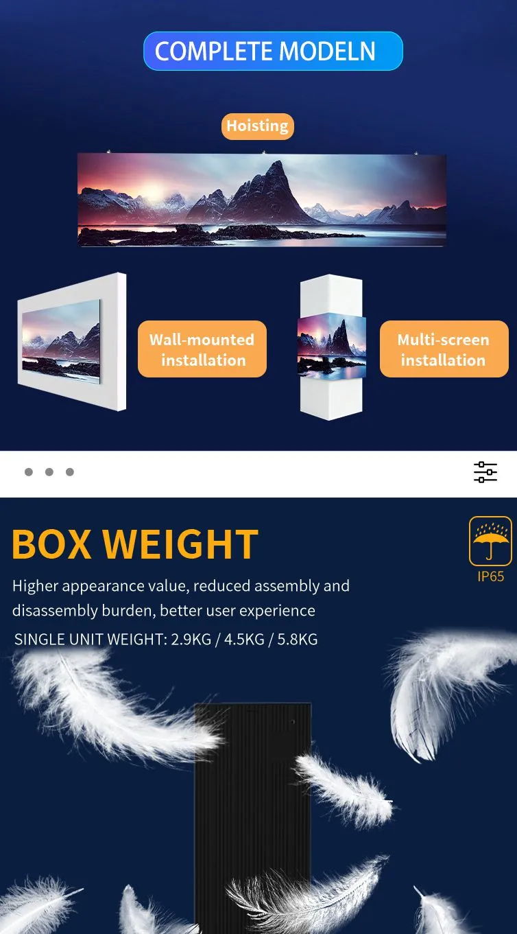 4K SMD Gob LED Panels Small Pixel Pitch P1.2 P1.5 P1.6 P1.9 P2.5 P2.6 P3.9 Wall Screen for Indoor Cinema and Elevators