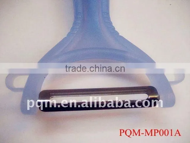 Pratical blue plastic arched orange peeler 001A
