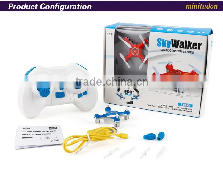 HOT SALE CX10 CX-10 MINI RC QUADCOPTER 2.4G 4CH WITH LIGHT