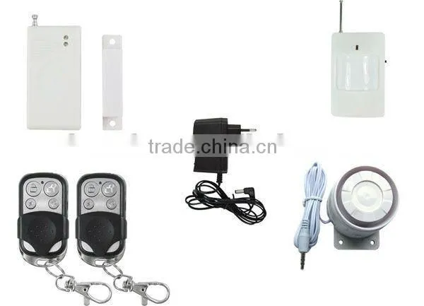 Personal alarm gsm security alarm manual with touchkeypad