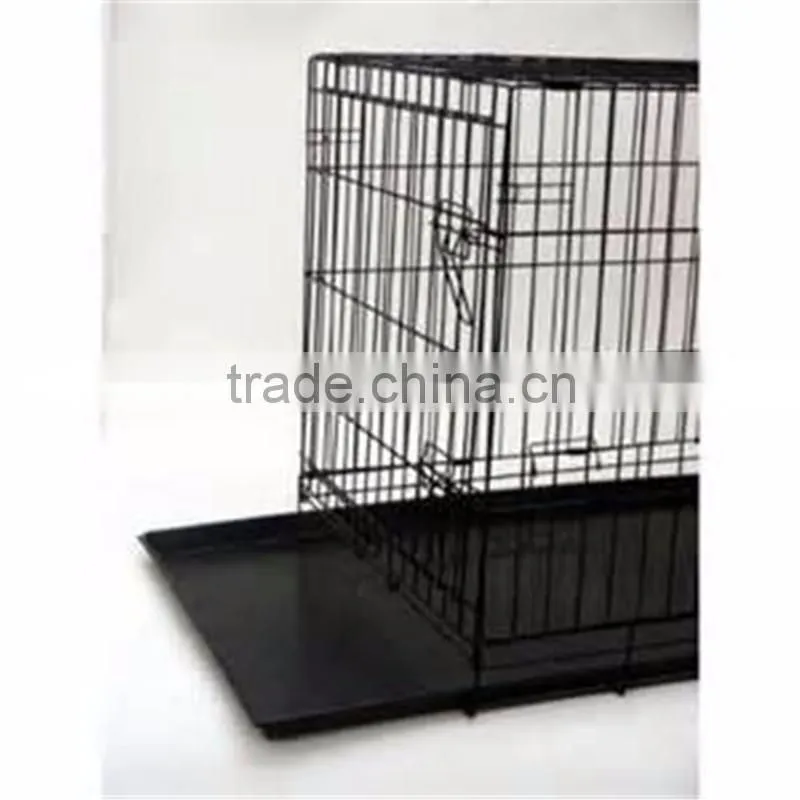 Five Sizes Easy to clean outdoor iron wire Folding Suitcase Pet Dog Cat Cage Kennel