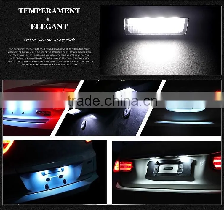 New type E65 E66 745i, 750i, 750Li, 760Li car License Plate led bulb for bmw