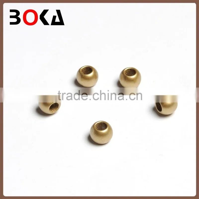 // latest design golden round with hole alloy beads // garment beads accessories //
