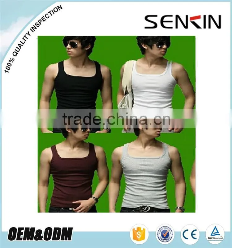 Men's undershirts sports tank top custom singlet bulk buy