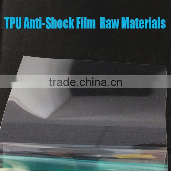 clear anti shock screen protector material 3 layers TPU roll imported for mobile phone