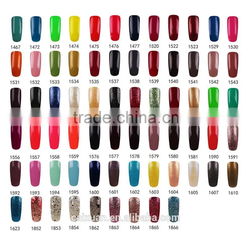 Caixuan Soak Off UV&LED Nail Art color nail gel polish soak off nail polish manufacturers