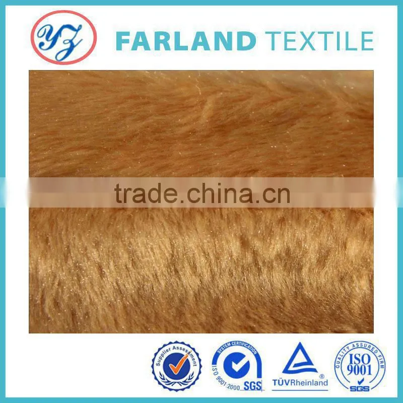 Winter fabric experts Fur Collar Coat knitting polyester fabric