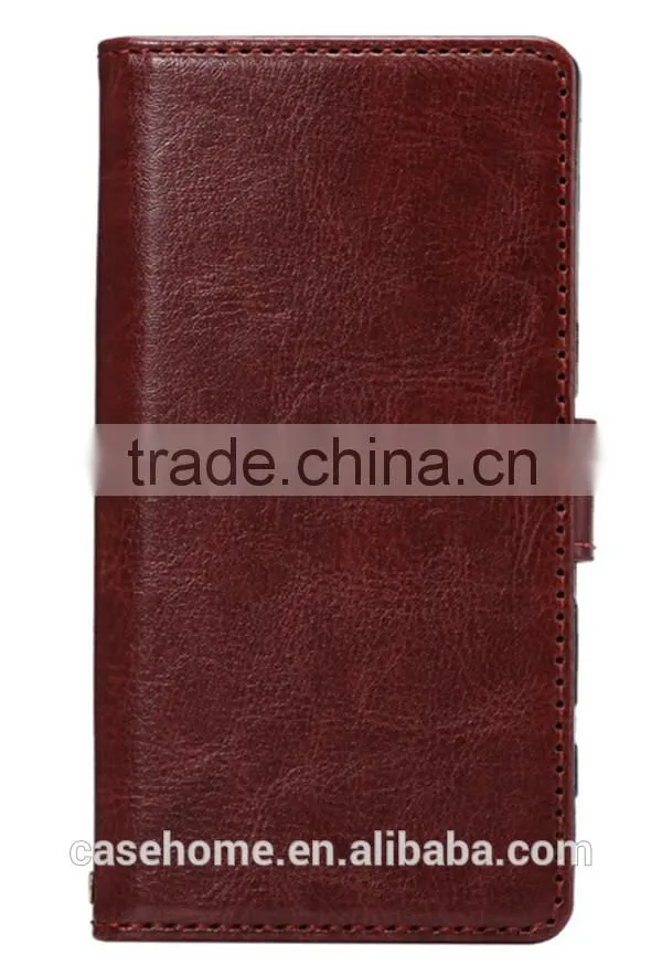 For Sony Xperia Z5 PU Leather Magnetic Flip Case Skin Cover