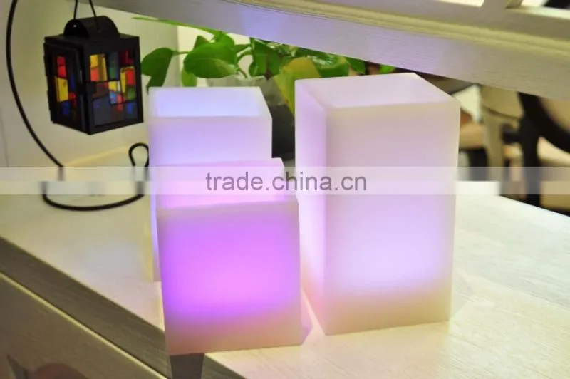 8 button color change remote control flameless Led candle