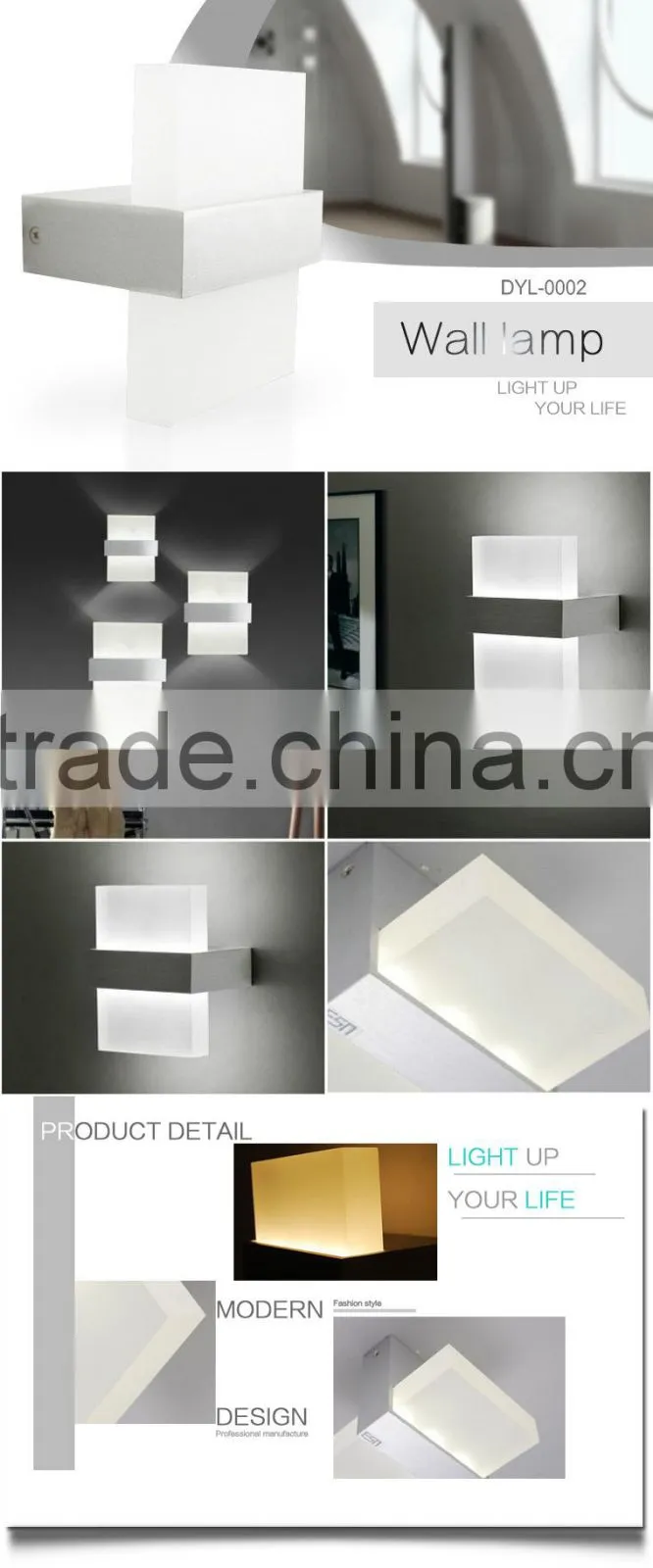 Plastic square led spot ceiling light with low price