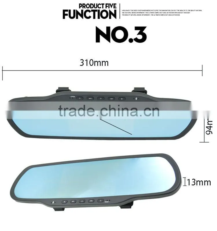 5inch High brightness 1080p lcd car monitor for Van/RV