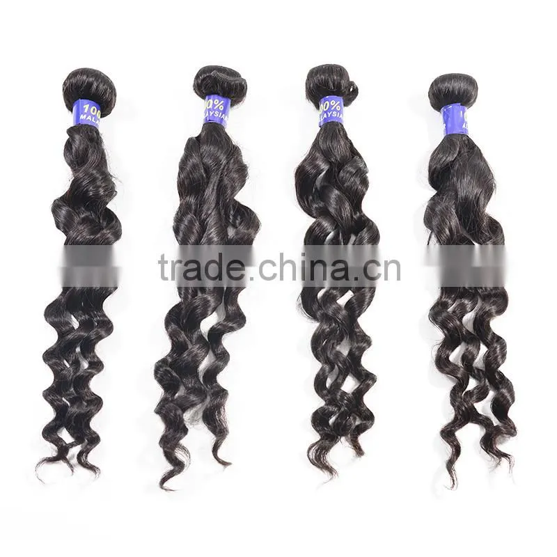 Natural French Curl Style Remy Malaysian Human Hair Extension