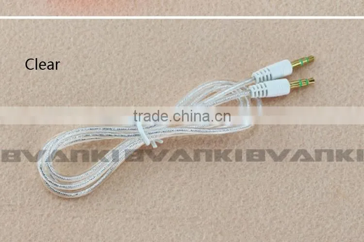 new products 2016 Car AUX Stereo Jack 3.5MM Audio Cable For Sale