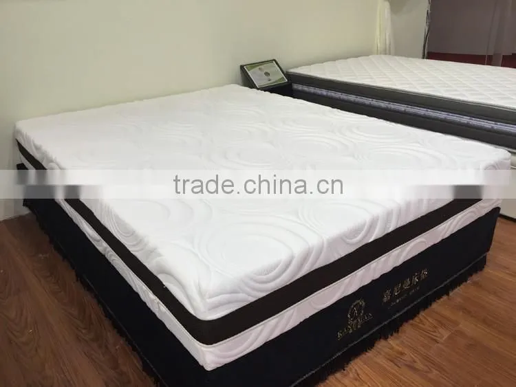 Durable roll packed foam encased pocket spring mattress