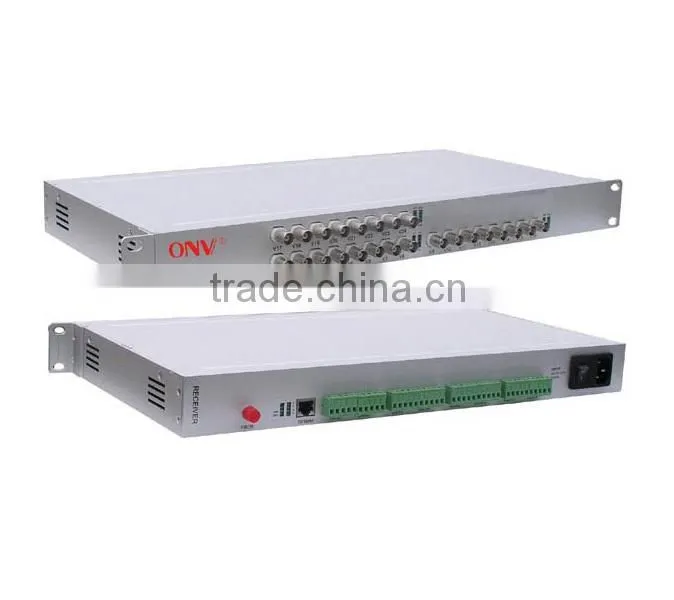 OEM 24CH Video Fiber Optic Transceiver