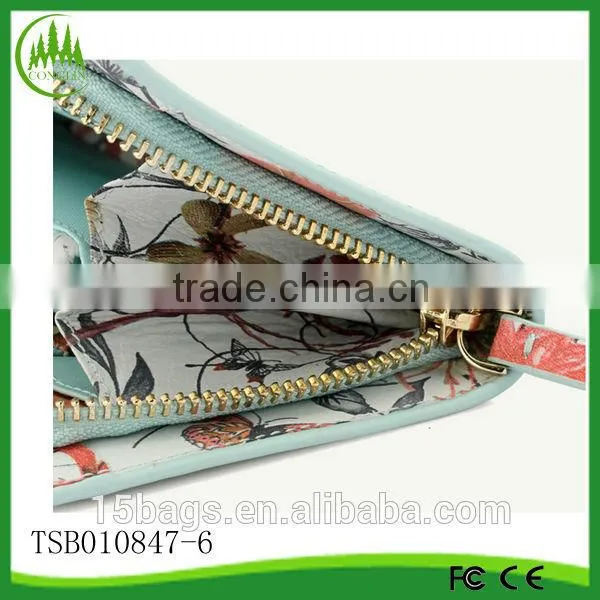New product exquisite PU leather fashion China supplier ladies pu wallet