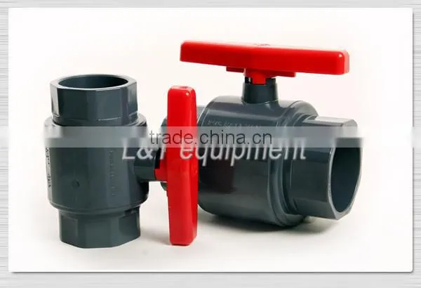 Manufacturer 1/2" to 4" Full Port Design UPVC Ball Valve