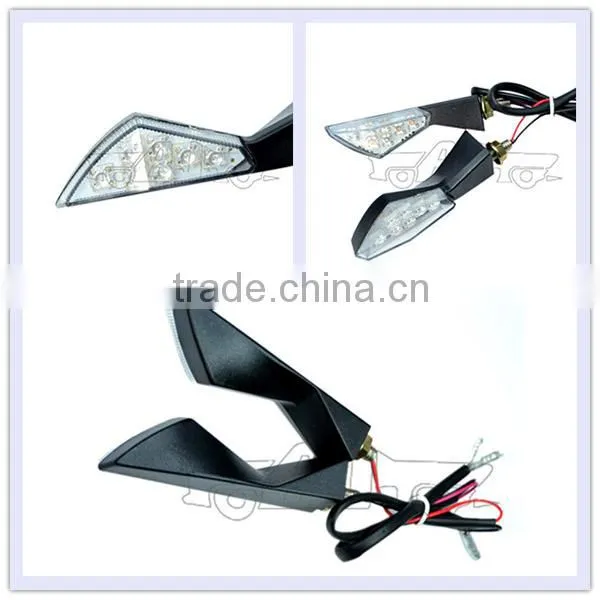 BJ-SL-029 Universal black warning lights for motorcycle