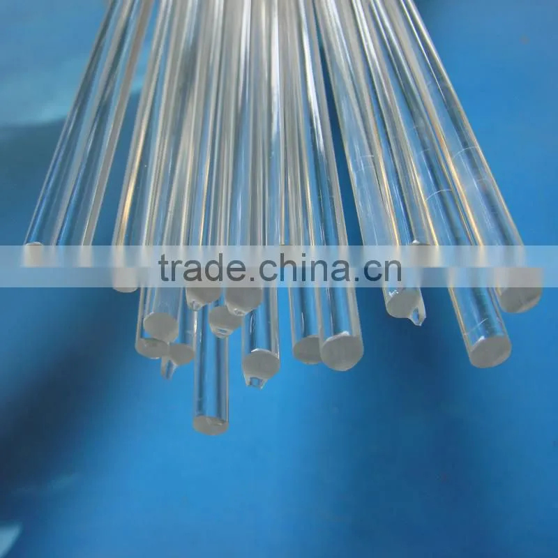 Free sample custom transparent PMMA plastic acrylic rod 5mm diameter cast acrylic rod