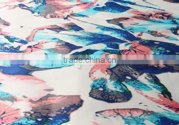 95%C 5%SP textile factory wholesale spandex cotton printed digital fabric