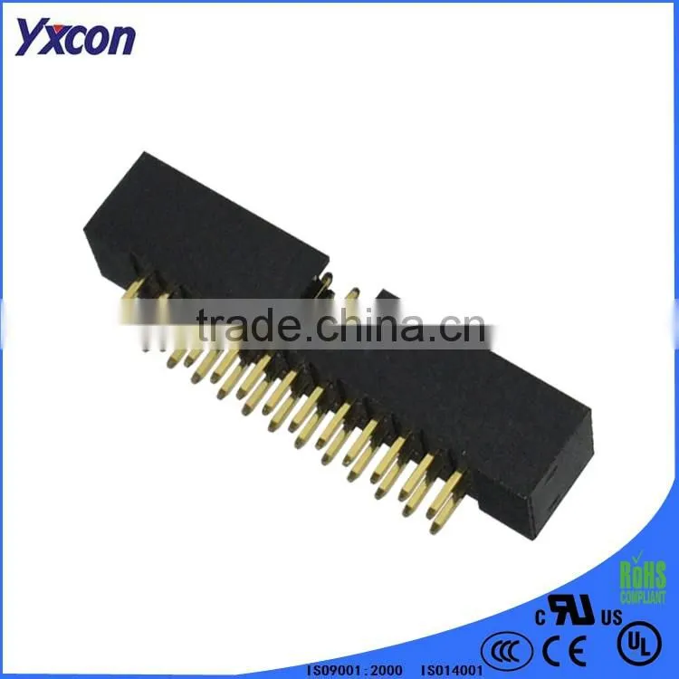 Dongguan factory 2.0mm pitch dual row superior quality straight box header