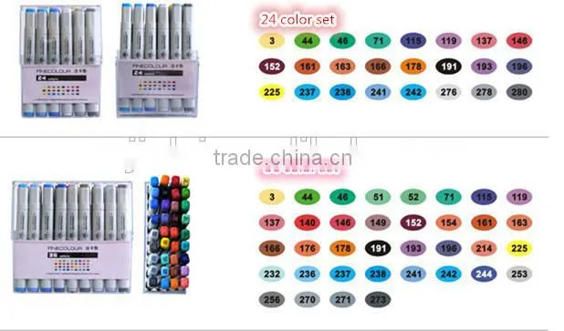 Double Dual Twin Tips Water Based Permanent Marker