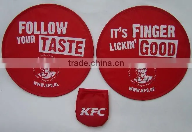 colorful Promotion foldable frisbee