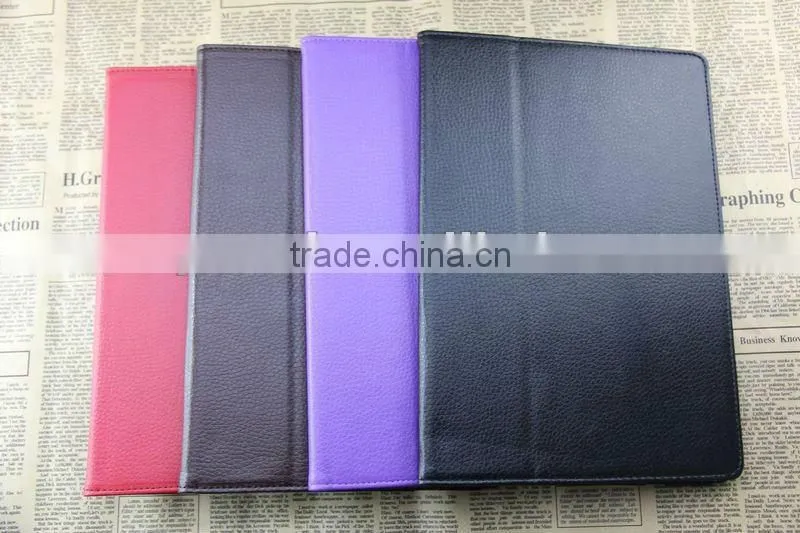 Factory price 2012 lychee skin for TF201 leather case ,For Asus Eee Pad