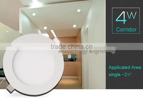 china factory epistar 3000-6500K smd2835 round led panel lighting