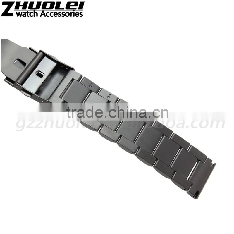 22|23mm high quality imported stainless steel watch bracelet for men's and women's Wholesale 3PCS