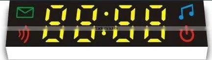 Hot sale customize car digital clock