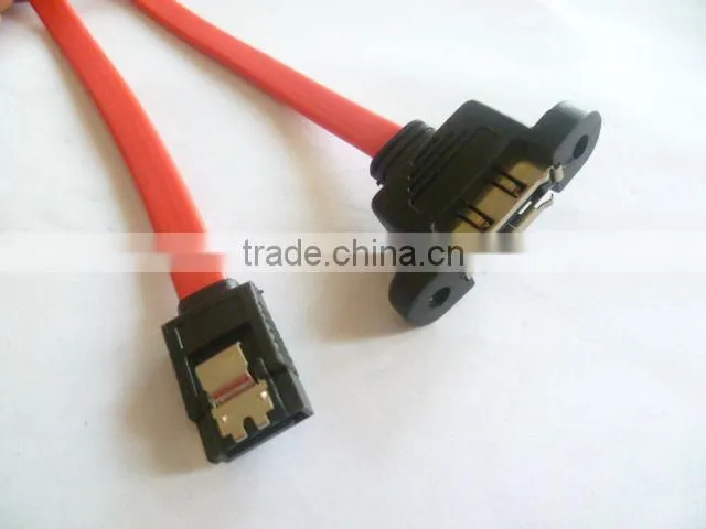 Esata F with bracket to sata with latch Cable Made in China