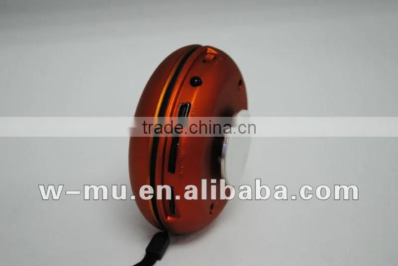 Four-color Portable Loud Vibration speaker with best FM radio