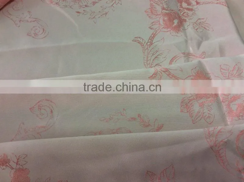 75D*150D 100%polyester jacquard fabric for home textile and beddings