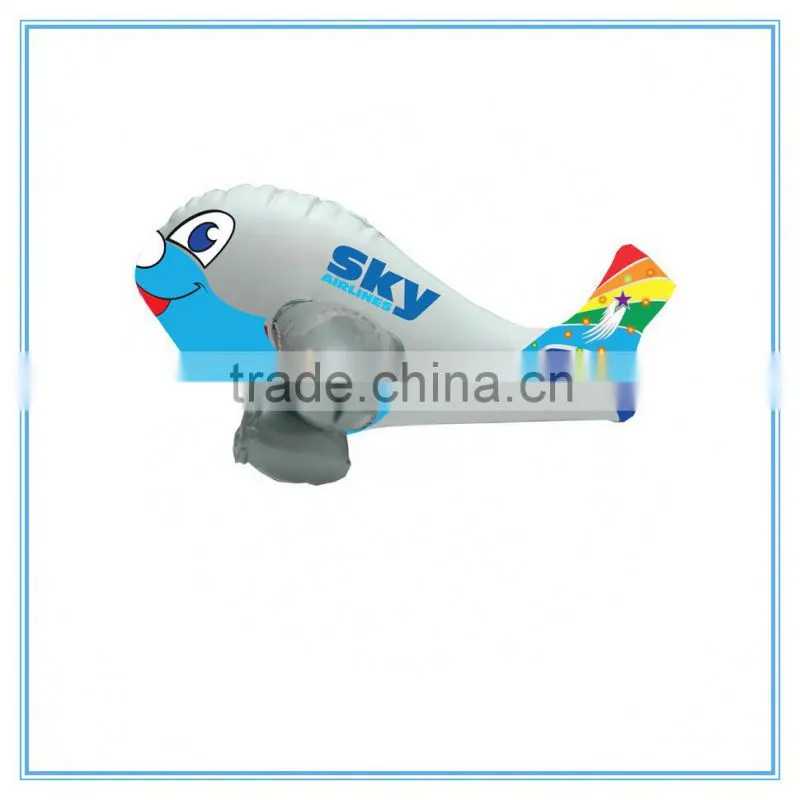 China popular pvc inflatable toy promotional boat plane