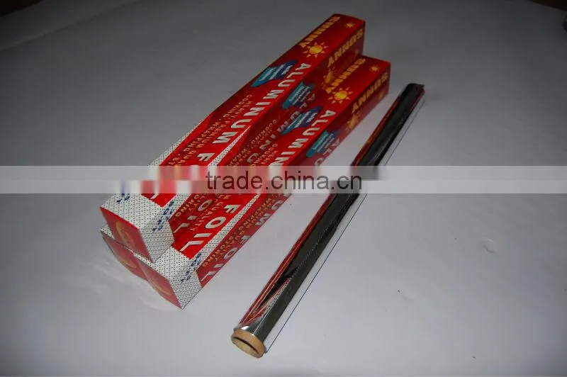 heavy duty aluminium foil roll for food packing/kitchen use/food freeze