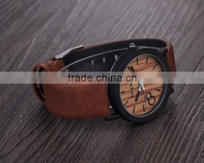 OEM ODM Order Leather Strap Customized Company Logo Fashion Man Wrist Watch Custom