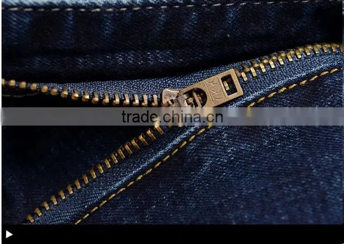 Fashion Straight Slim Jeans Classic Denim Trousers Fall Winter Elastic Long Pants Quality Trousers
