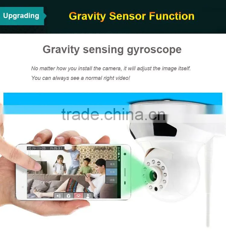 Kendom New 720P smart home cctv wireless camera security alarm system baby network wifi IP camera
