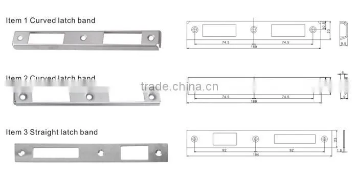 Building Door Handle and Lock