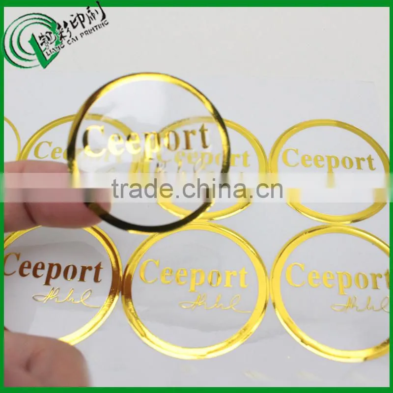 Factory price vinyl sticker brand name label for hair product packing