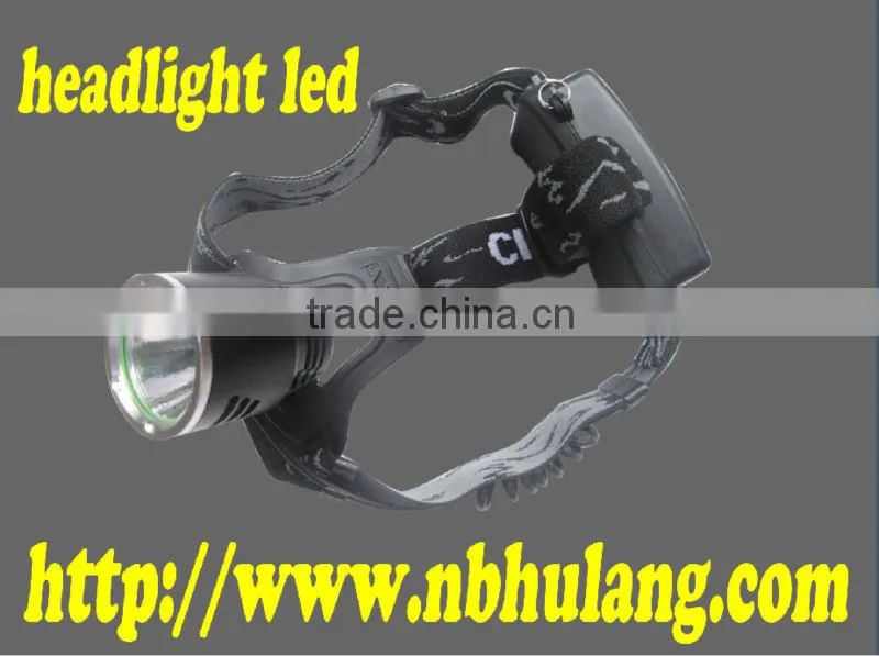 aluminum xml t6 led rechargeable headlight LED headlamp