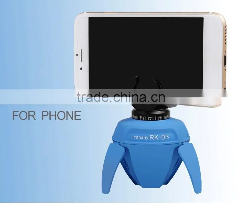 RK-03 360-degree Rotate Smart Mini Panorama Robot Selfie Photography for iPhone 6s/6/plus Apple IOS and Android System
