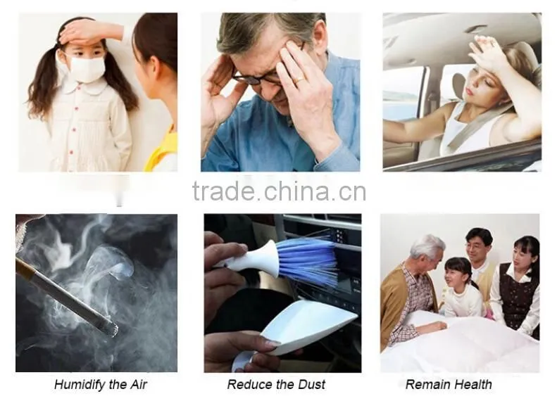 2016 innovative product Car Ultrasonic Aroma Diffuser, Car Ultrasonic Humidifier, Car USB Humidifier