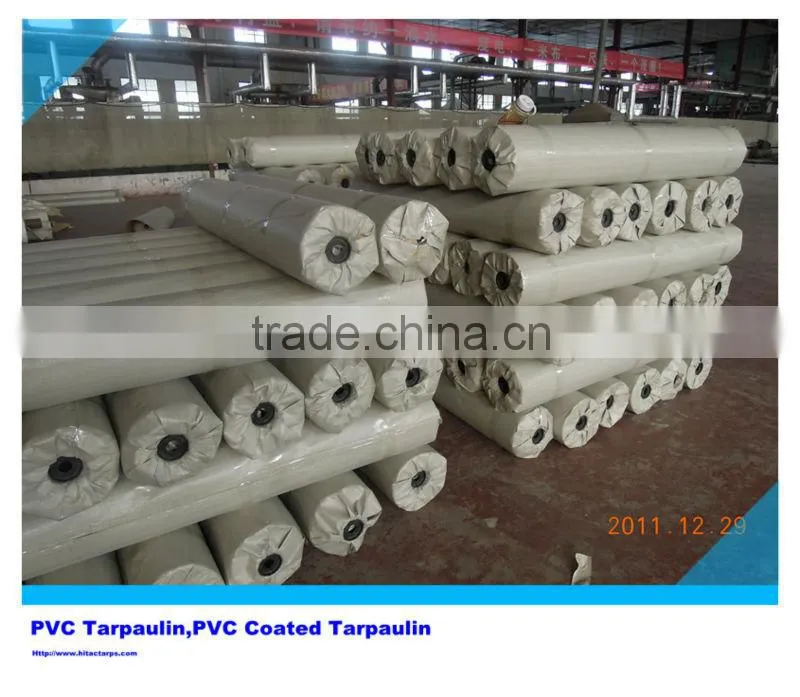 Top Quality 100%Polyester Vinyl Coated 900g PVC Tarpaulin in roll