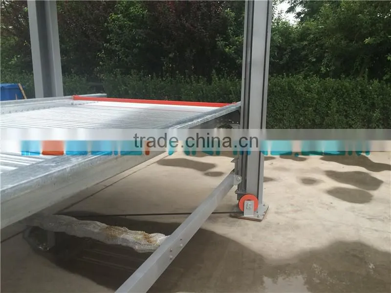 Hydraulic driven intelligent inground parking system car smart key systems